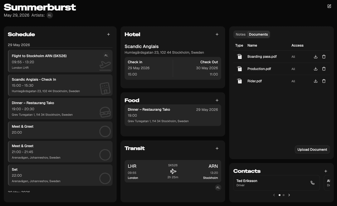 Desktop app screenshot
